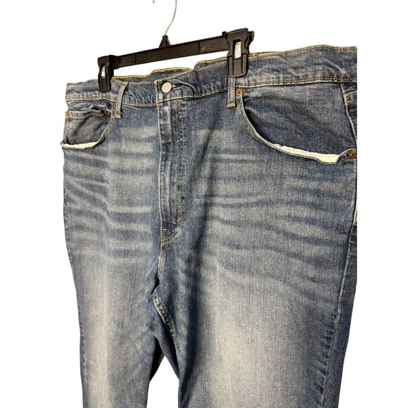 Levis 559 Mens Relaxed Straight Jeans 44 x 29 Medium Wash Blue Denim - Picture 2 of 9